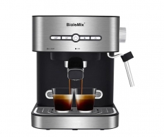 BioloMix 20 Bar 1050W Semi Automatic Espresso Coffee Machine Coffee Maker with Milk Frother Cafetera Cappuccino Hot Water Steam | Fugo Best