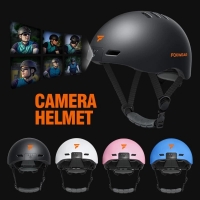 Smart Helmet with 1080P Front Camera Warning Tail Light Waterproof Helmet Size Adjustable for Urban Traffic Bicycle Motorcycle | Fugo Best