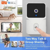 Tuya Smart Home Doorbell Camera WIFI Wireless Doorbell DC AC Battery Powered Camera Bell with Alexa Google Doorbell Camera | Fugo Best