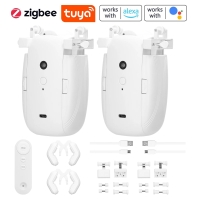 Tuya ZigBee 3 in 1 Intelligent Curtain Motor Electric Curtain Robot Auto Opener No Wiring Support APP Remote Control Timer | Fugo Best