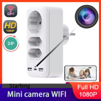 Mini Camera Clock Full HD 1080P Wireless WiFi Camera Home Monitoring Control IR Night View DVR Monitoring Video USB socket | Fugo Best