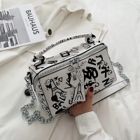 2022 Luxury Design Women Leather Handbags and Purse Fashion Crossbody Bags for Women Graffiti Handbags Shoulder Bags Women Bag | Fugo Best