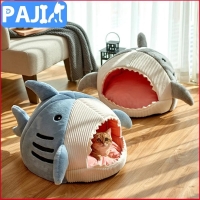 Shark Cat House Cute Pet Sleeping Bed Warm Soft Cat Nest Kennel Kitten Cave Washable Cat Lounger Cushion Cozy Tent Four Seasons | Fugo Best