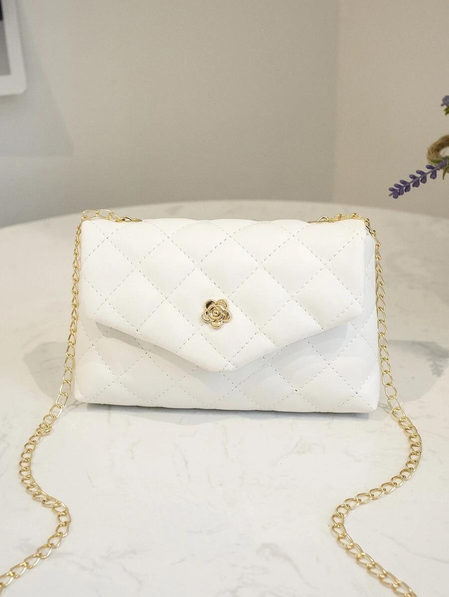 Mini Quilted Chain Crossbody Bag | Fugo Best