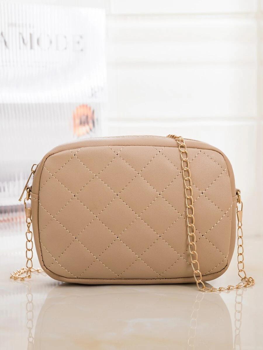 Mini Quilted Chain Crossbody Bag | Fugo Best