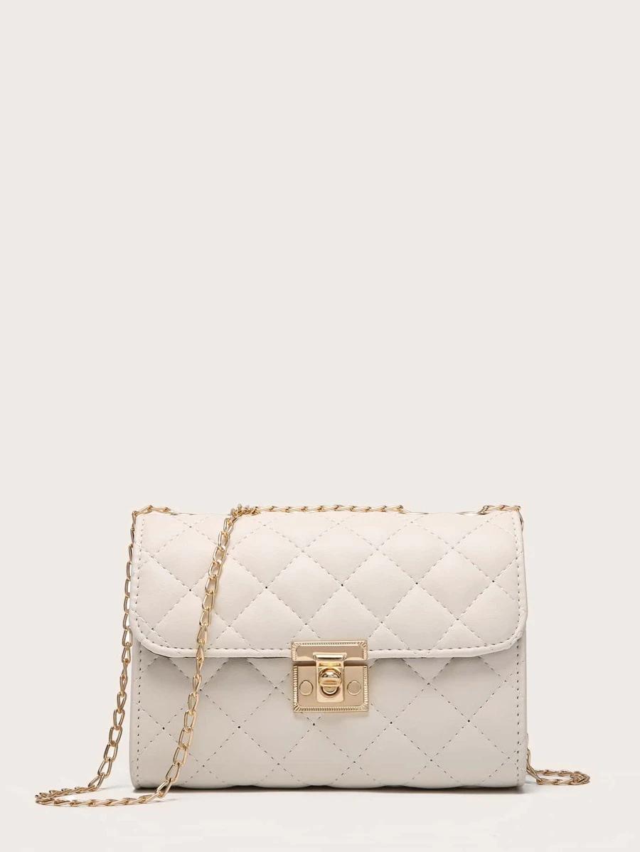 Mini Quilted Flap Chain Shoulder Bag | Fugo Best