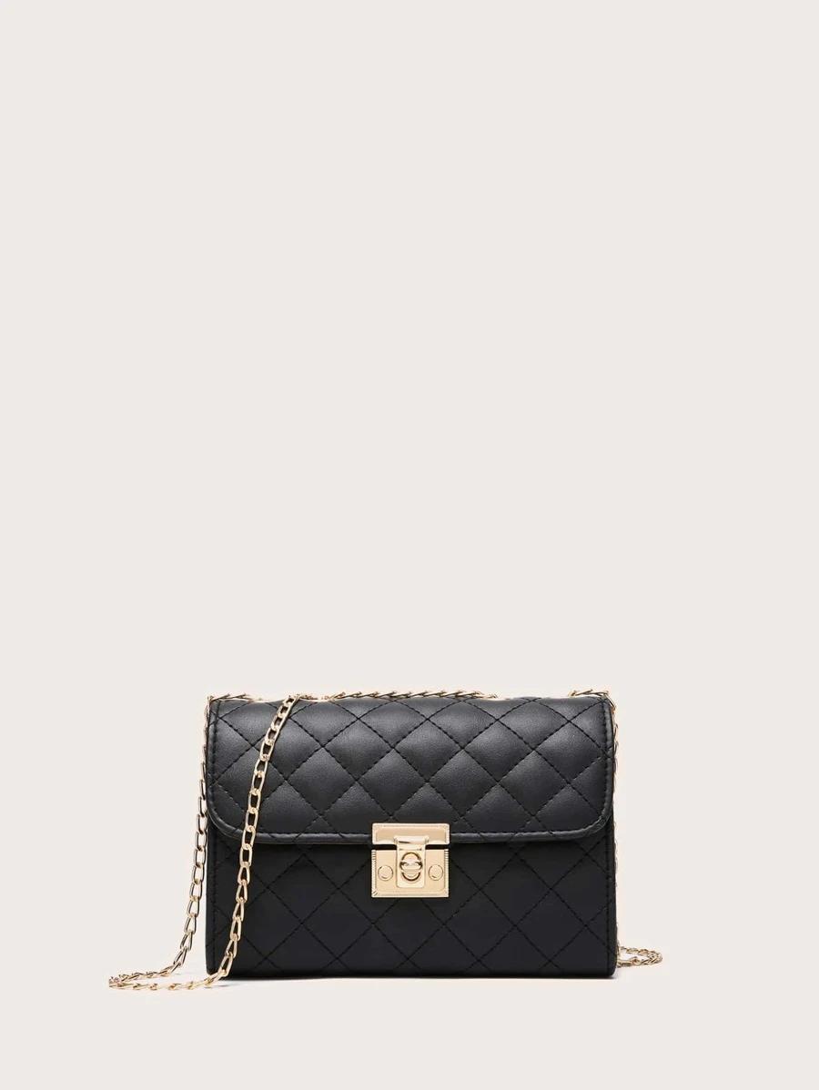 Mini Quilted Flap Chain Shoulder Bag | Fugo Best