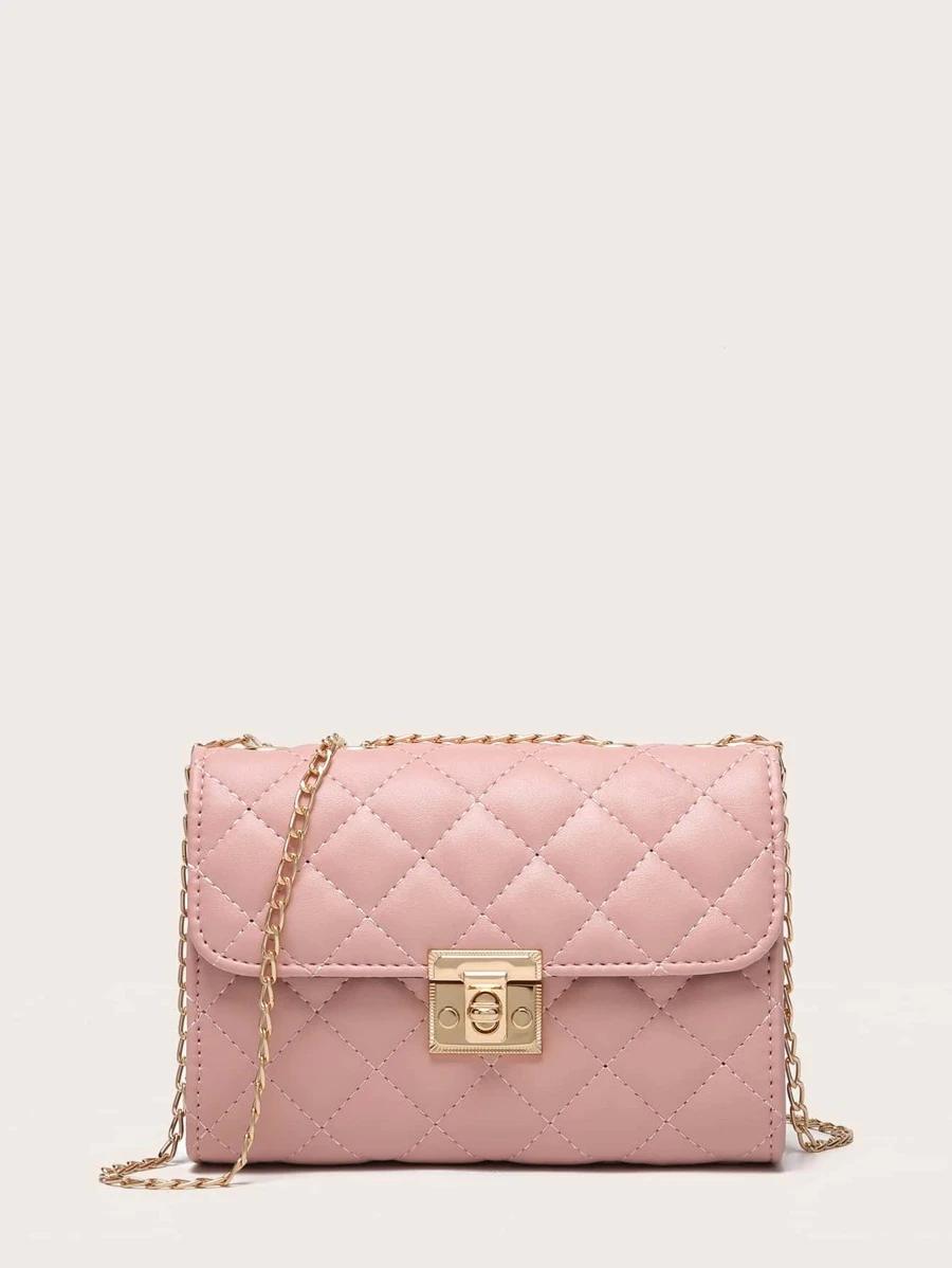 Mini Quilted Flap Chain Shoulder Bag | Fugo Best