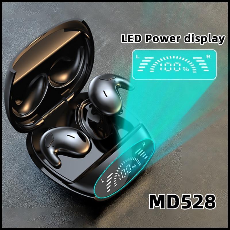 MD528 TWS Bluetooth Earphone 5.2 Wireless Headphone Hifi Sound Stereo Headset Dual Dynamic Driver Waterproof Earbuds touch | Fugo Best