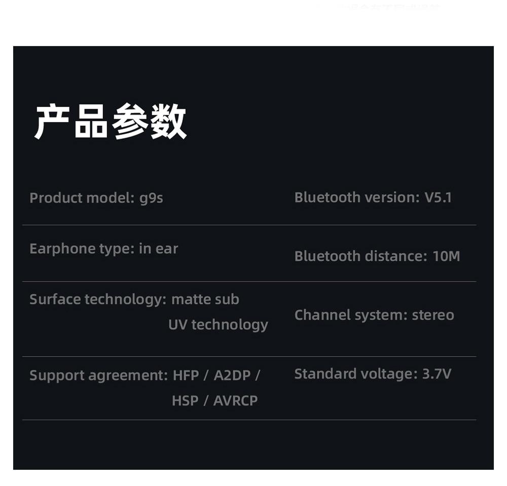 TWS Bluetooth Earphone Wireless Headphone With Microphone 9D Stereo Gaming Sport Waterproof Earbuds Headsets Touch Control | Fugo Best