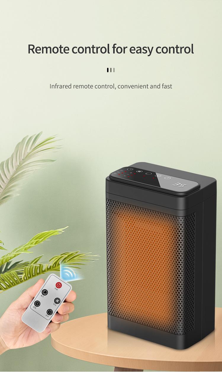 Electric Ceramic Fan Heater Home Office Portable Heater Ptc Ceramic Quick Heating 3 Gear Desktop Warmer Air Machine For Winter | Fugo Best