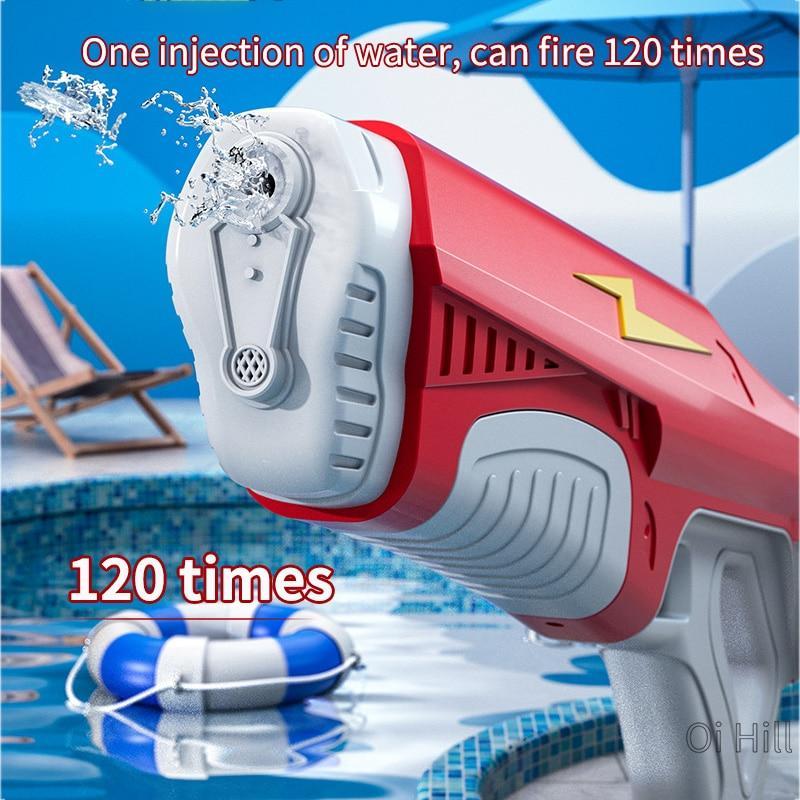 Automatic Pumping Electric Water Gun Chargeable Outdoor Beach Pool High Pressure Childrens Kids Toys Boy Girl Summer Gifts | Fugo Best