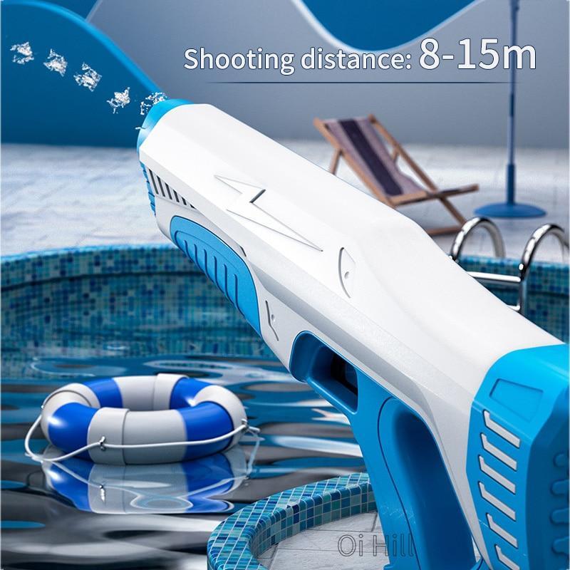 Automatic Pumping Electric Water Gun Chargeable Outdoor Beach Pool High Pressure Childrens Kids Toys Boy Girl Summer Gifts | Fugo Best