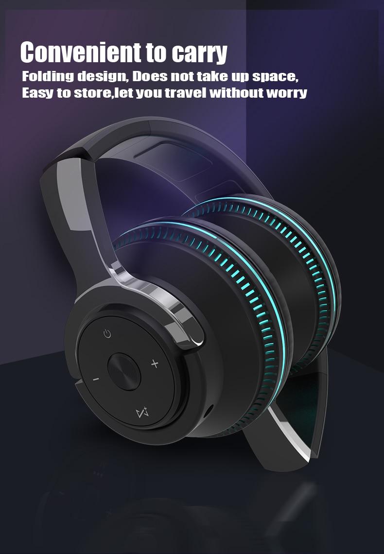 Noise Reduction Headsets Wireless Headphones Bluetooth Earphone with Memory TF Card Headset for iPhone Samsung Xiaomi Headphone | Fugo Best