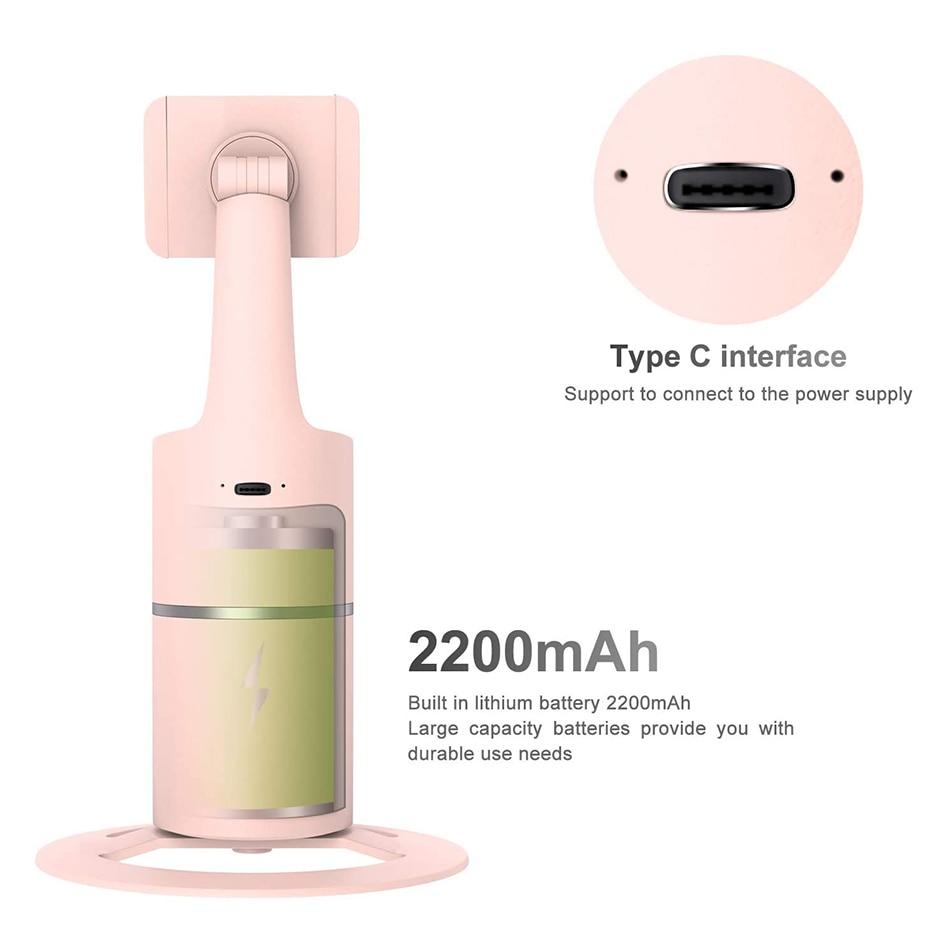 AI Smart Selfie Stick 360 Auto Face Tracking Gimbal For Tiktok photo video Live recording Rotation Stabilize Tripod Phone Holde | Fugo Best