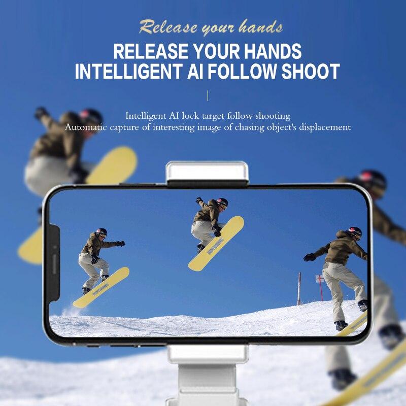 Handheld Gimbal Auto Smart Shooting Selfie Stick 360 Object Tracking Holder Rotation Face Tracking Camera Phone Holder | Fugo Best