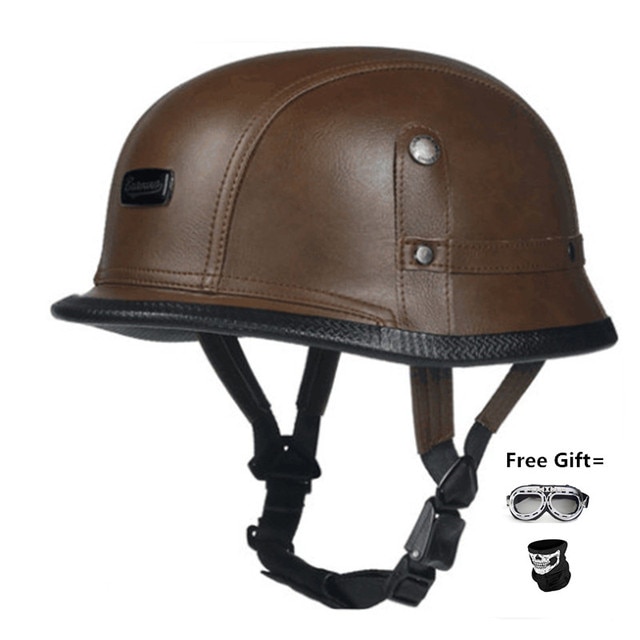 Motorcycle Helmet Unique M/L/XL German Style Half Face German Helmet Vintage Motorcycle Helmet CE | Fugo Best