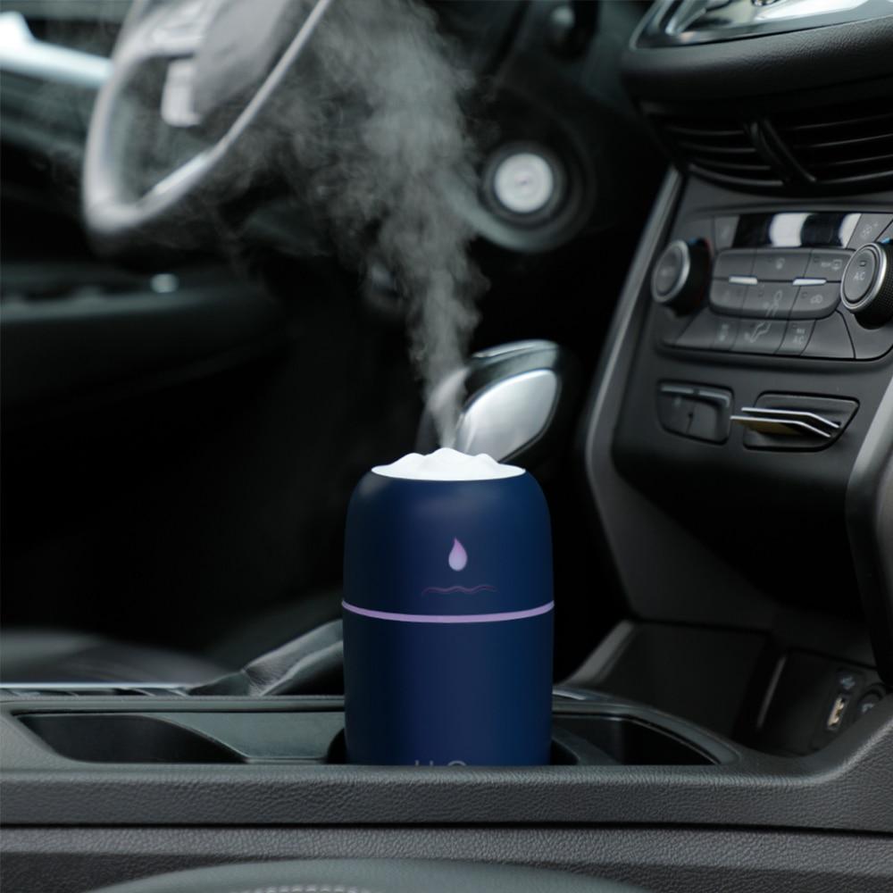 300ml(Max)USB Mini Air Humidifier Car Aroma Essential Oil Diffuser Home USB Fogger Mist Maker LED Night Lamp Accessories | Fugo Best