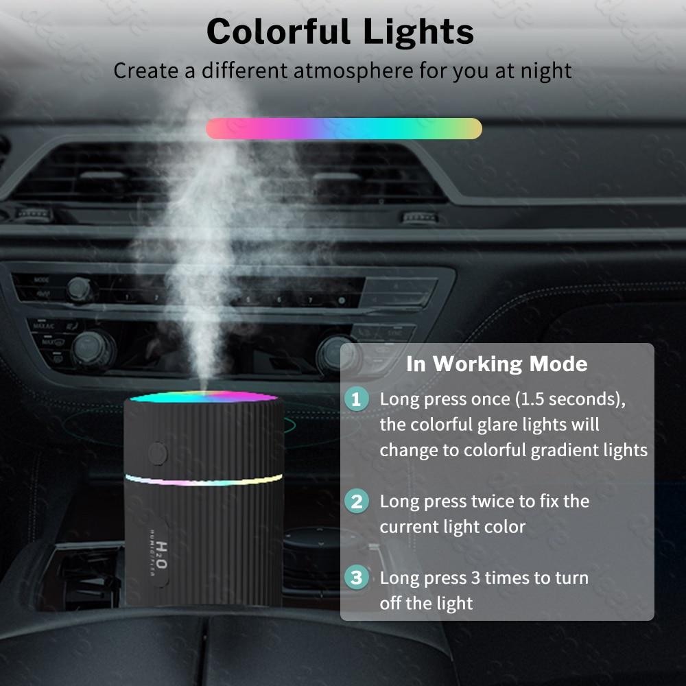 Deelife Car Air Humidifier Diffuser Aroma Auto Mist Sprayer Portable Nano Spray Humidifier Fogger | Fugo Best