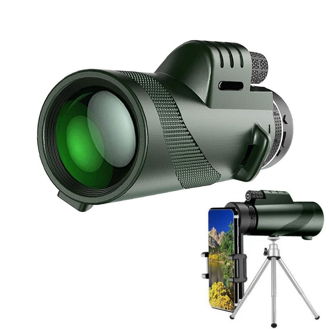 APEXEL Powerful 80X100 HD Monocular Telescope Long Range Zoom With Tripod Phone Clip For Outdoor Hunting Camping Tourism | Fugo Best