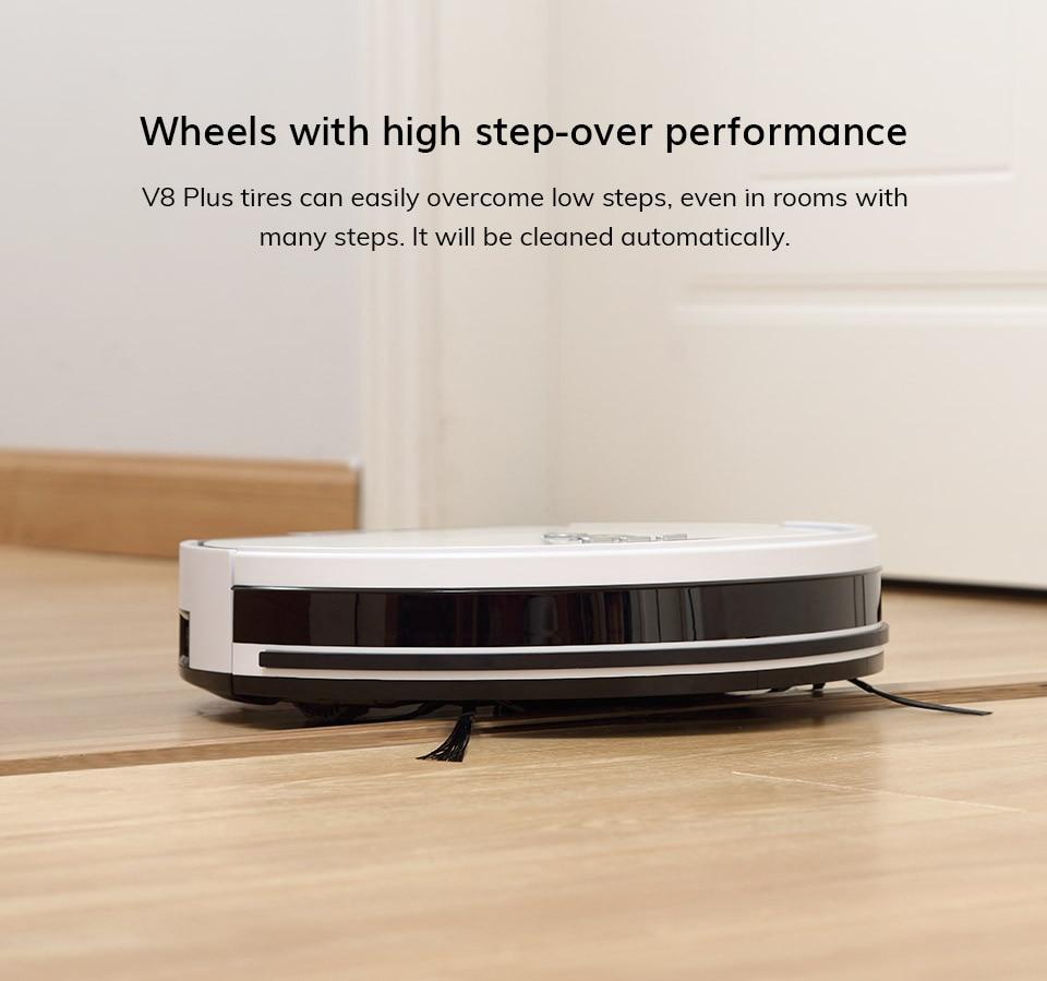 ILIFE V8 Plus Robot Vacuum and Mop Cleaner,Water Tank,750MLdust box, Restricted Area Mapping,Sweeping and Mopping Smart Home | Fugo Best