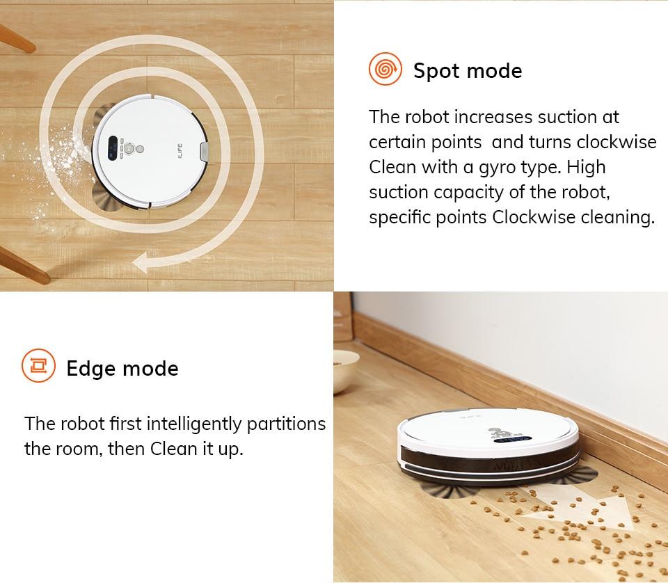 ILIFE V8 Plus Robot Vacuum and Mop Cleaner,Water Tank,750MLdust box, Restricted Area Mapping,Sweeping and Mopping Smart Home | Fugo Best