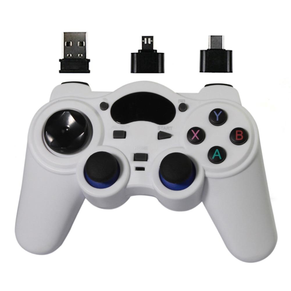 2.4G USB Wireless Game Controller Gamepad For Android Phone Joystick Joypad with OTG Converter Adapter For PS3 Tablet PC TV Box | Fugo Best