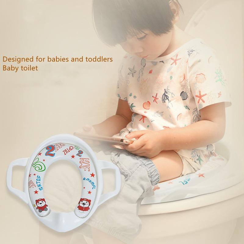 Baby Child Toddler Kids Portable Safety Seats Soft Toilet Training Trainer Potty Seat Handles Urinal Cushion Pot Chair Pad Mat | Fugo Best