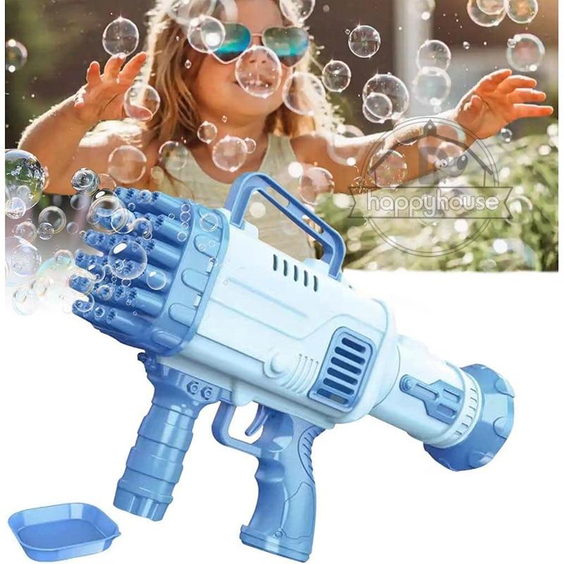 2022 36 Hole Gatling Bubble Machine for Children Bubble Blower For Kids Automatic Bubble Gun Soap Bubble Maker Toy Boys | Fugo Best