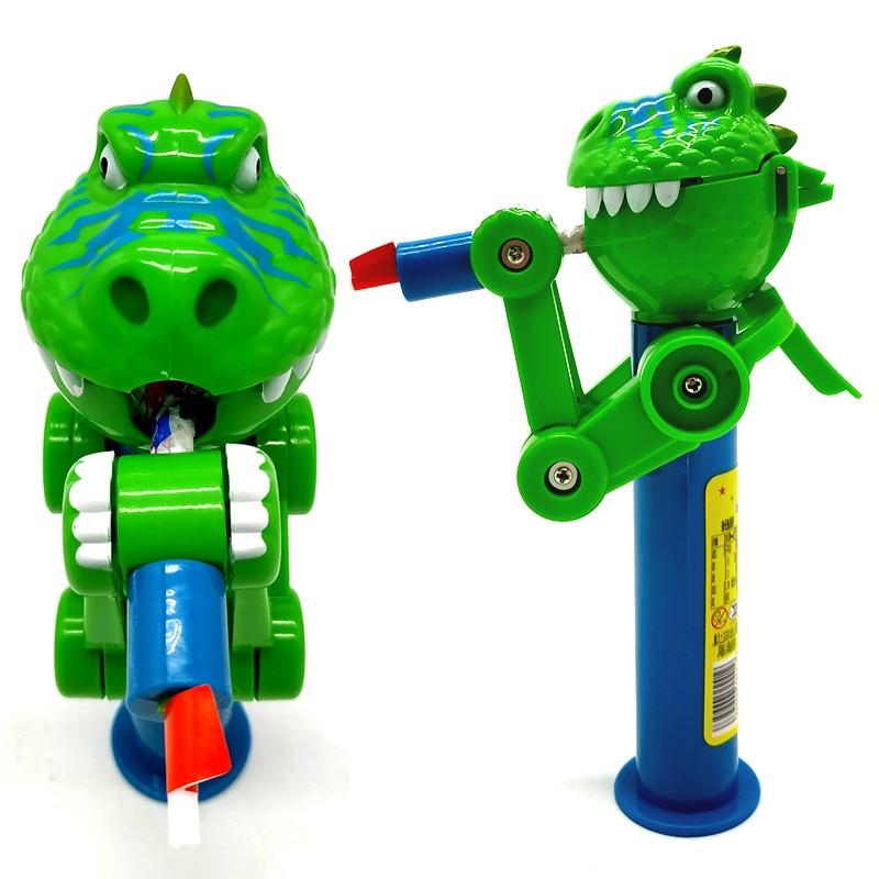 Strange New Dinosaur Lollipop Robot Creative Tricky Candy-eating Robot April Fools Day Gift Toy | Fugo Best