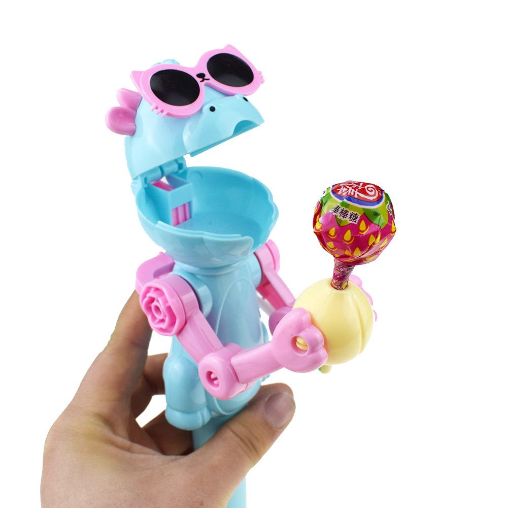 Strange New Dinosaur Lollipop Robot Creative Tricky Candy-eating Robot April Fools Day Gift Toy | Fugo Best