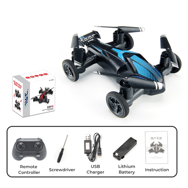 NEW JJRC H103 Land-Air Remote Control Airplane RC Car 4 Axis Headless Mini RC Quadcopter Drone Toy Altitude Hold 360 Degree Flip | Fugo Best