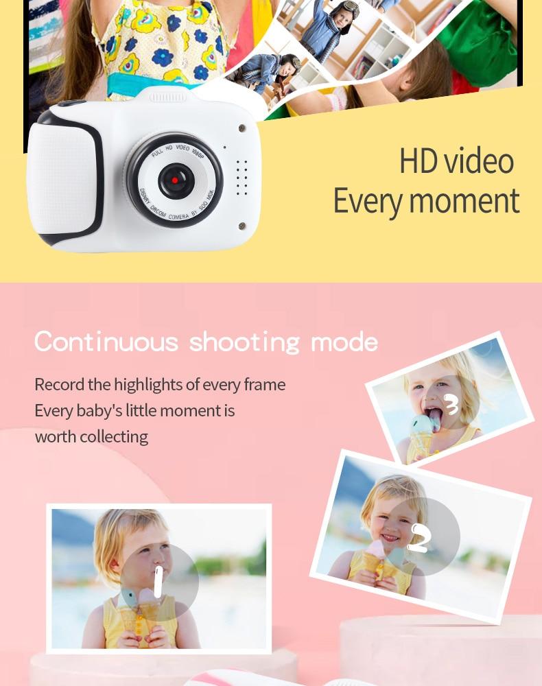 Kids Camera Children Camera For Kids Toys HD Screen Kid Camera 1080P Video Children Creative Educational Toy Birthday Gifts | Fugo Best