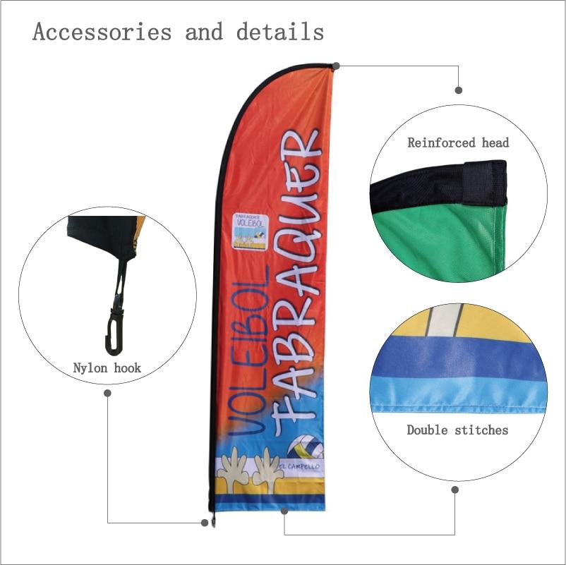 Promotional Usage Advertising Exhibition Event Custom Beach Flag And Banners Outdoor Feather Flag Cheap Promotion Wind Flag | Fugo Best