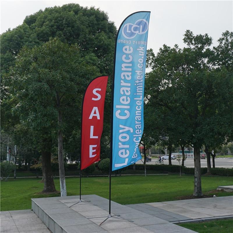 Promotional Usage Advertising Exhibition Event Custom Beach Flag And Banners Outdoor Feather Flag Cheap Promotion Wind Flag | Fugo Best