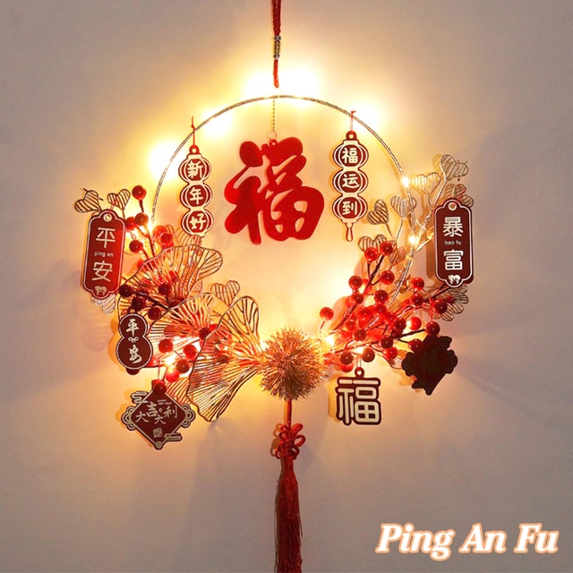 2023 Chinese New Year Decoration Pendants Rabbit New Years Blessing Spring Festival Traditional Good Luck Door Wall Decorations | Fugo Best