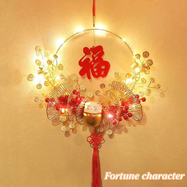 2023 Chinese New Year Decoration Pendants Rabbit New Years Blessing Spring Festival Traditional Good Luck Door Wall Decorations | Fugo Best