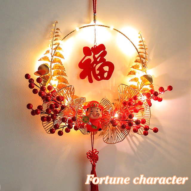 2023 Chinese New Year Decoration Pendants Rabbit New Years Blessing Spring Festival Traditional Good Luck Door Wall Decorations | Fugo Best