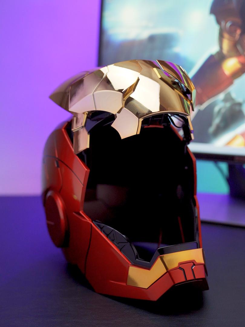 Iron Man MK5 Automatic Open Close voice control helmet Electrogilding Special Edition | Fugo Best