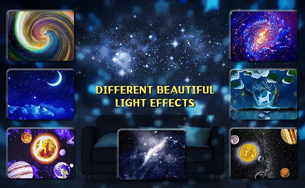 Galaxy Projector-Star projector-360 Degree Auto Rotation-Timed Starry Planetarium Projector -Night Light-Unique Gift for Kids | Fugo Best