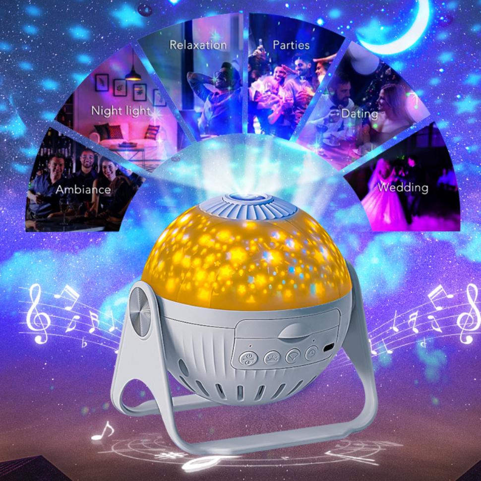 Galaxy Projector-Star projector-360 Degree Auto Rotation-Timed Starry Planetarium Projector -Night Light-Unique Gift for Kids | Fugo Best