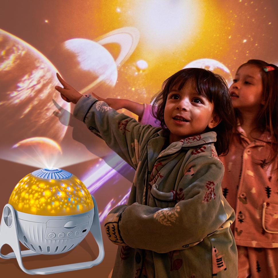 Galaxy Projector-Star projector-360 Degree Auto Rotation-Timed Starry Planetarium Projector -Night Light-Unique Gift for Kids | Fugo Best