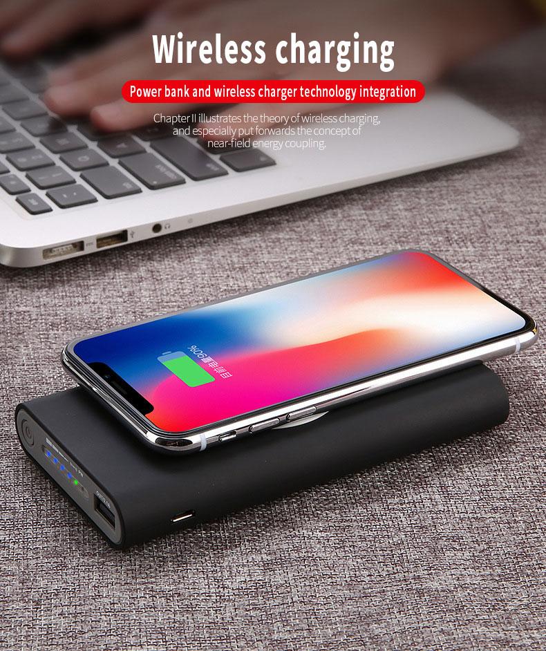 30000mAh Wireless Power Bank Fast Charging Powerbank Portable Charger External Battery for iPhone Xiaomi | Fugo Best