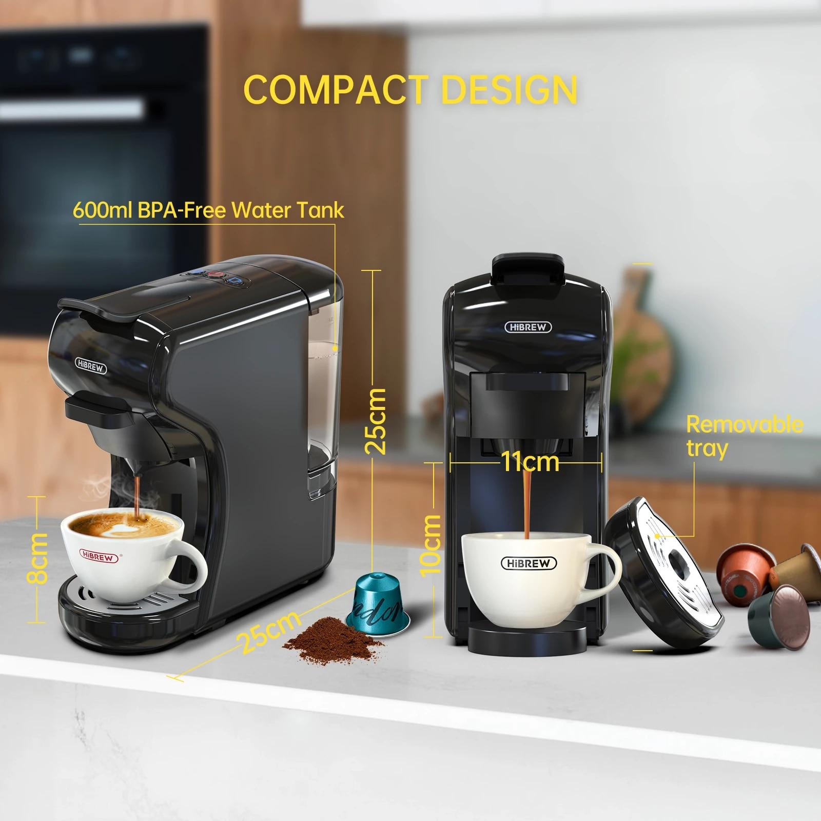 HiBREW Coffee Machine 19 Bar 3in1&4in1 Multiple Capsu