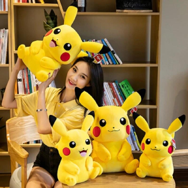 Supply Internet Celebrity Pikachu Plush Toy Soft Toy Children's Pillow  Pocket Elf Girls' Gifts Ragdoll Gifts