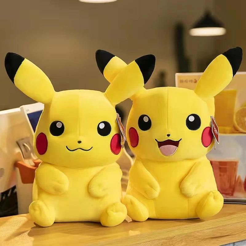 30-80CM Original Pokemon Pikachu Plush Toy Anime Cartoon Figure Pikachu Pillow High Quality Pet Doll Cute Boy Girl Xmas Gifts | Fugo Best