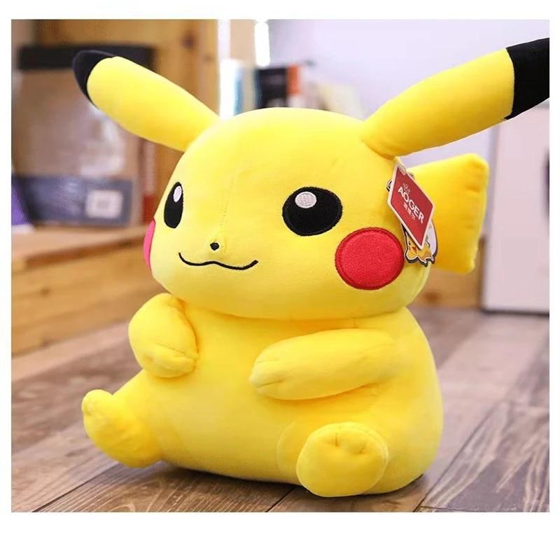 30-80CM Original Pokemon Pikachu Plush Toy Anime Cartoon Figure Pikachu Pillow High Quality Pet Doll Cute Boy Girl Xmas Gifts | Fugo Best