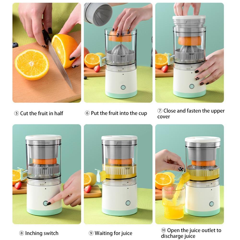 Portable Juicer 45W Wireless USB Rechargeable Multifunctional Home Juicer Mini Juicing Cup Electric Powerful Fast Juicer Silent | Fugo Best