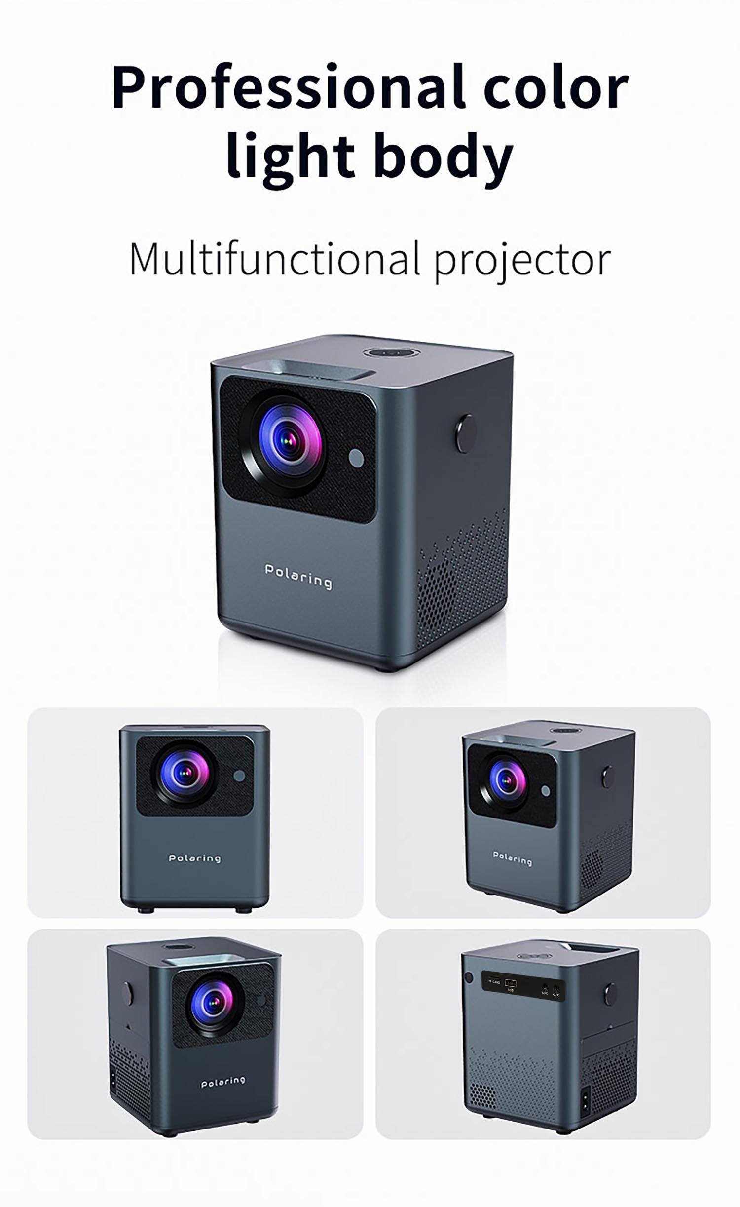 Polaring A2pro Digital Projector 1080P 4D Keystone Android System 5GWIFI Video Projetor 180ANSI 9000Lumes Home Camping Proyector | Fugo Best