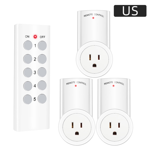 2023 Smart Socket RF 433mhz Wireless Remote Control Outlet Adaptor Wall Electrical Switch Home Lamp For Smart Home EU UK US FR Plug | Fugo Best